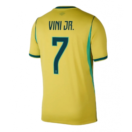 Billige Fotballdrakt Brasil Vinicius Junior #7 Replika Hjemmedrakt VM 2026 Kortermet Billige Fotballdrakt Brasil Vinicius Junior #7 Replika Hjemmedrakt VM 2026 Kortermet